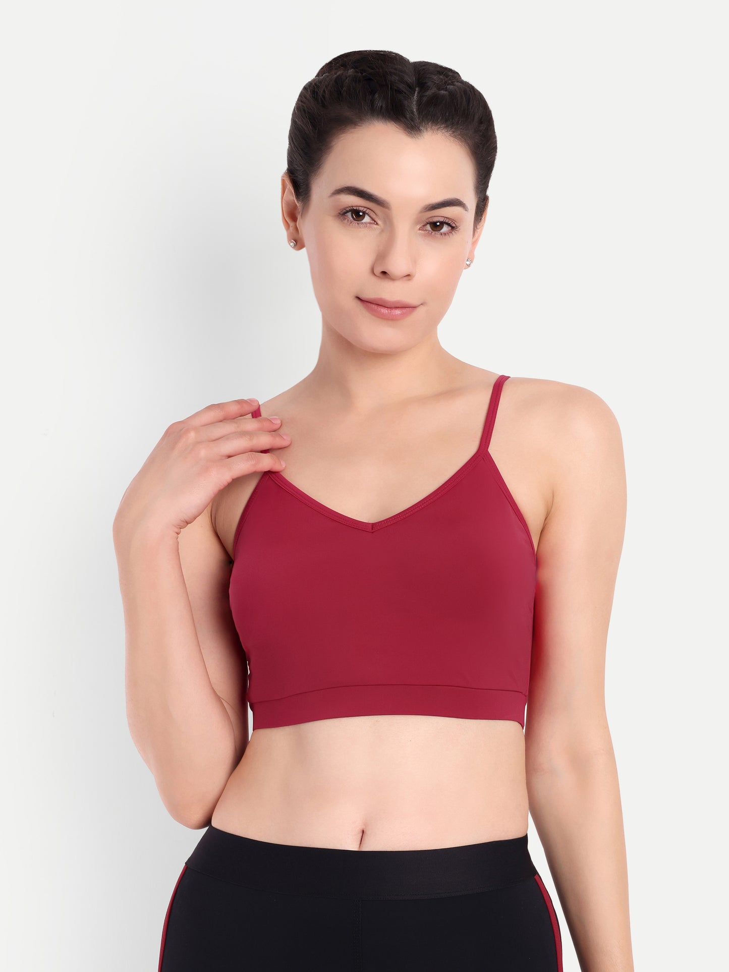 LANA SPORTS BRA IN SCARLET RED
