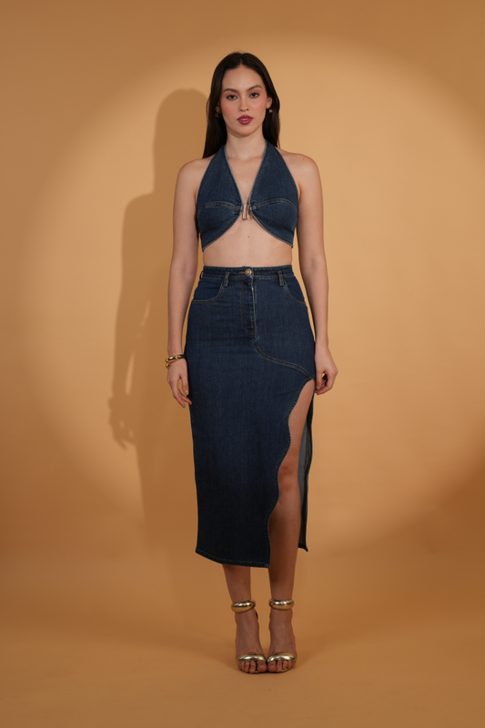 Harper Denim Skirt