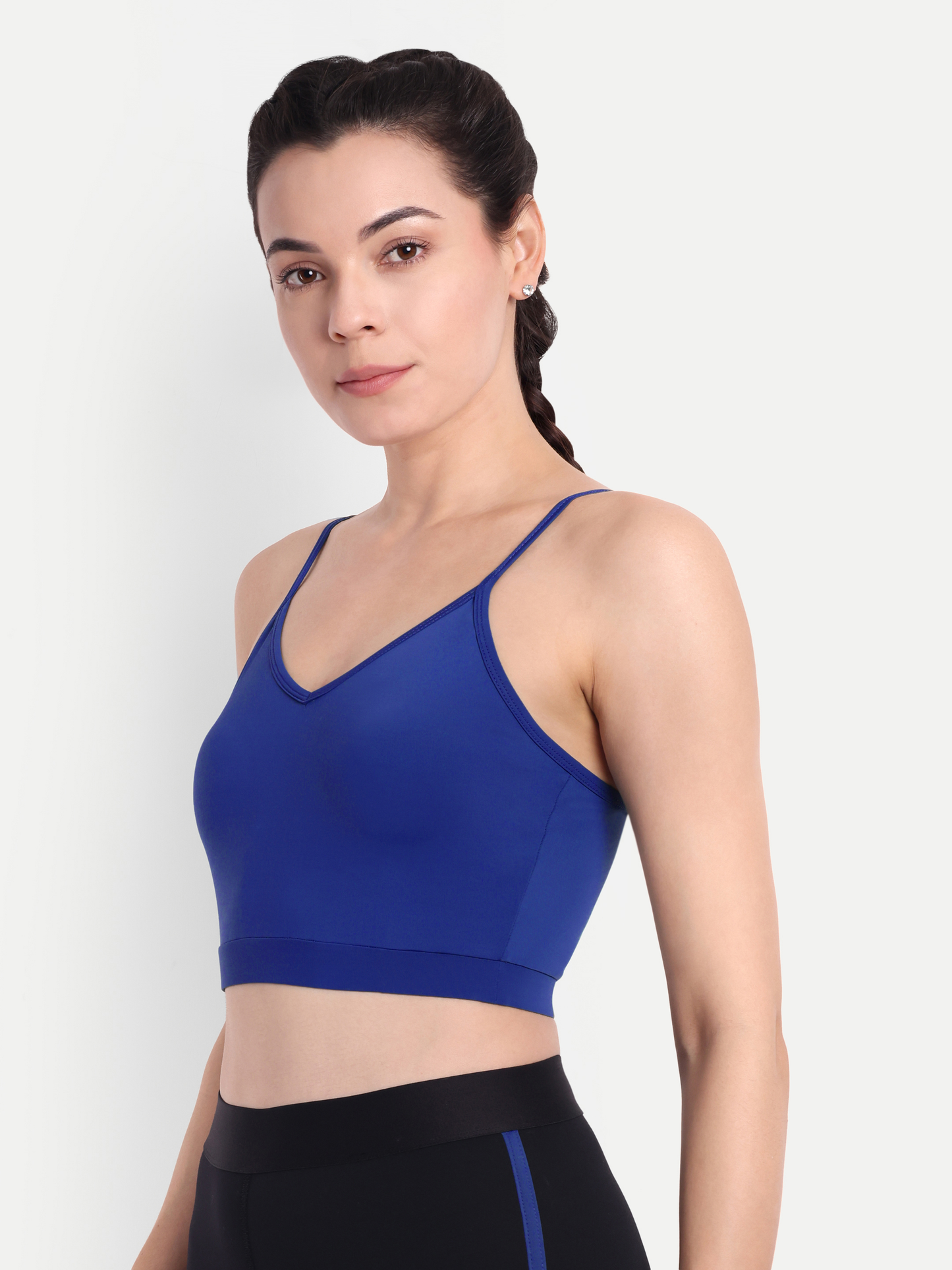 LANA SPORTS BRA IN LAPIS BLUE