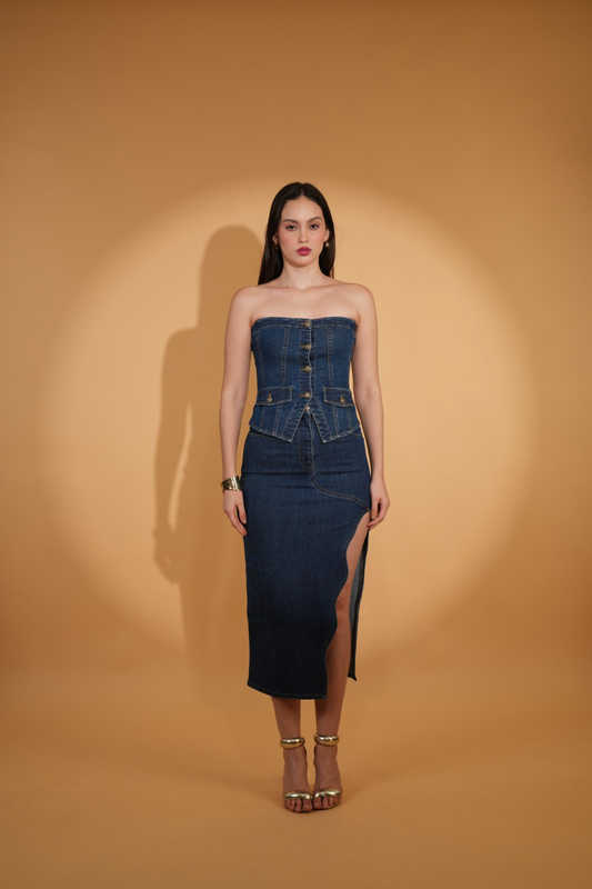 HAILEY BUTTON DOWN CORSET